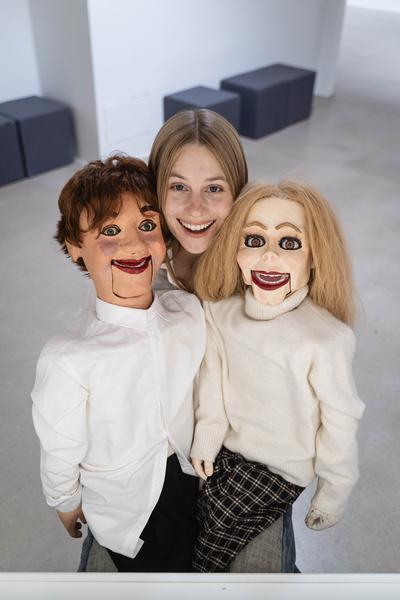 Stina Fors  &quot;Answer Me, Pythia&quot; (Kunstraum Niederösterreich, 02.12.2025) Foto: eSeL.at - Robert Puteanu