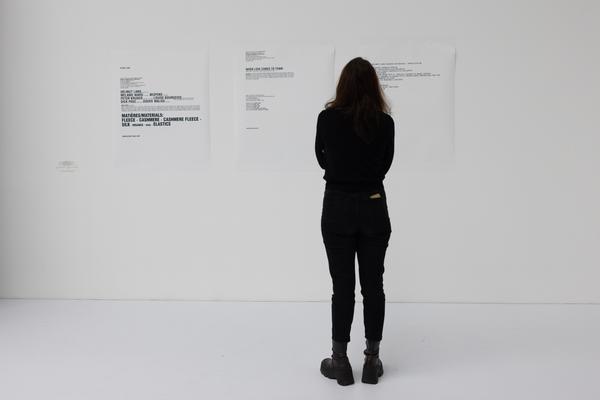 Helmut Lang "Séance de travail 1986–2005" (MAK, 10.12.2025 - 3.5.2026) Foto: eSeL.at - Lorenz Seidler