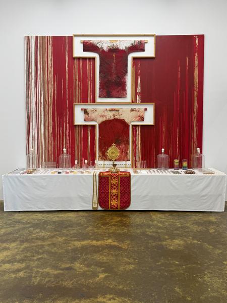 DAS LETZTE ABENDMAHL. Zur sinnlichen Intensität von Kult- und Ritualvorgängen (Nitsch Foundation, 12.3. - 30.9.2026) Foto: eSeL.at - Lorenz Seidler