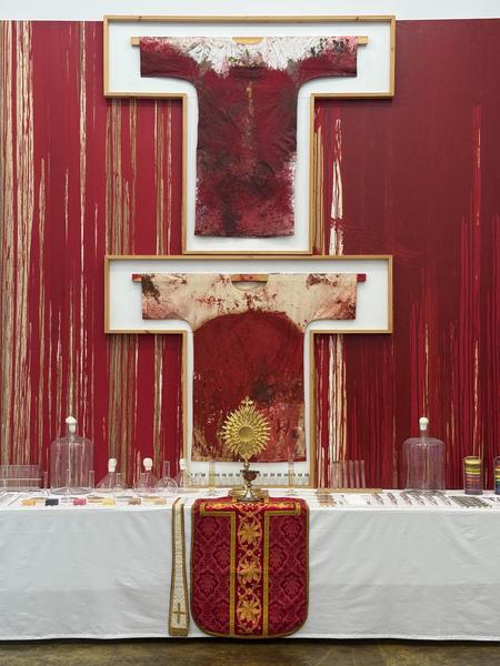 DAS LETZTE ABENDMAHL. Zur sinnlichen Intensität von Kult- und Ritualvorgängen (Nitsch Foundation, 12.3. - 30.9.2026) Foto: eSeL.at - Lorenz Seidler