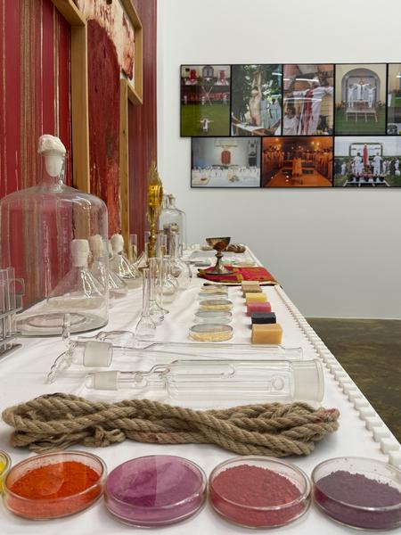 DAS LETZTE ABENDMAHL. Zur sinnlichen Intensität von Kult- und Ritualvorgängen (Nitsch Foundation, 12.3. - 30.9.2026) Foto: eSeL.at - Lorenz Seidler