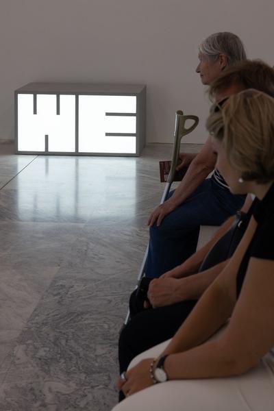 Hito Steyerl "Der Menschheit ist die Kugel bei einem Ohr hinein und beim anderen herausgeflogen" (MAK Contemporary, 25.6.2025 - 11.1.2026) Foto: eSeL.at - Lorenz Seidler