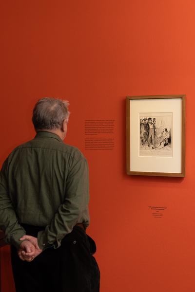 Honoré Daumier "Spiegel der Gesellschaft" (Albertina, 6.2. - 25.5.2026) Foto: eSeL.at - Lorenz Seidler