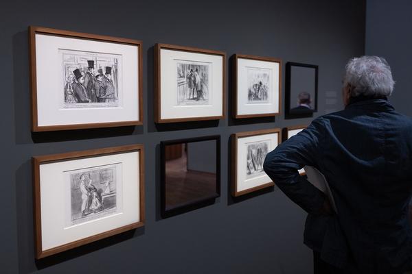 Honoré Daumier "Spiegel der Gesellschaft" (Albertina, 6.2. - 25.5.2026) Foto: eSeL.at - Lorenz Seidler