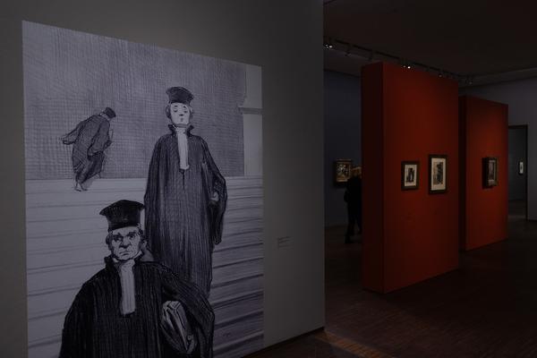 Honoré Daumier "Spiegel der Gesellschaft" (Albertina, 6.2. - 25.5.2026) Foto: eSeL.at - Lorenz Seidler