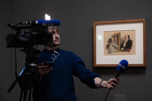 Honoré Daumier "Spiegel der Gesellschaft" (Albertina, 6.2. - 25.5.2026) Foto: eSeL.at - Lorenz Seidler