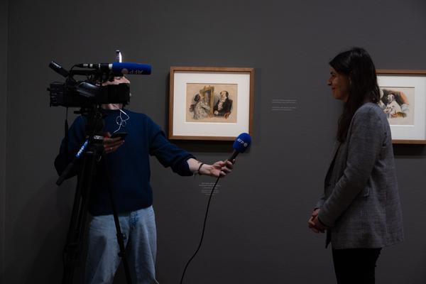 Honoré Daumier "Spiegel der Gesellschaft" (Albertina, 6.2. - 25.5.2026) Foto: eSeL.at - Lorenz Seidler