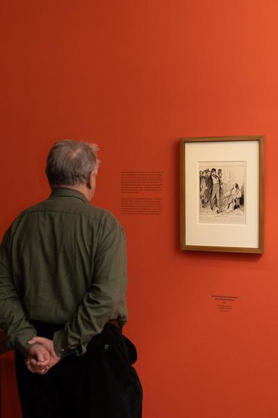 Honoré Daumier "Spiegel der Gesellschaft" (Albertina, 6.2. - 25.5.2026) Foto: eSeL.at - Lorenz Seidler