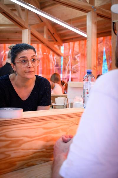 Creatives for Vienna – Making Spaces X Klima Biennale Wien: Wiener Würstelstand (Funkhaus, 25.04.2026) Foto: Wirtschaftsagentur Wien / eSeL.at - Joanna Pianka