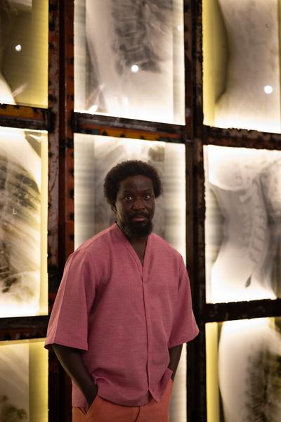 Ibrahim Mahama Zilijifa (Kunsthalle Wien MQ, 9.7.2025–2.11.2025) Foto: eSeL.at - Lorenz Seidler