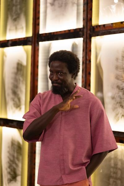 Ibrahim Mahama Zilijifa (Kunsthalle Wien MQ, 9.7.2025–2.11.2025) Foto: eSeL.at - Lorenz Seidler