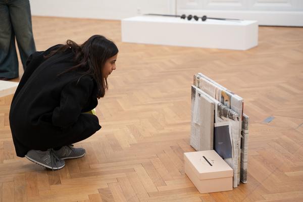 In the Fold of the Sack (Exhibit, Akademie der bildenden Künste, 12.03.2026) Foto: eSeL.at - Sarah Tasha