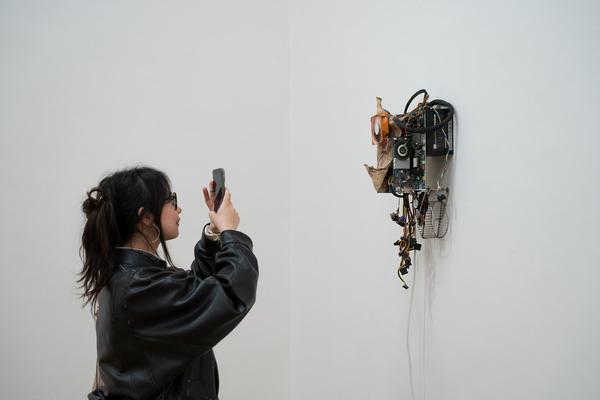 In the Fold of the Sack (Exhibit, Akademie der bildenden Künste, 12.03.2026) Foto: eSeL.at - Sarah Tasha