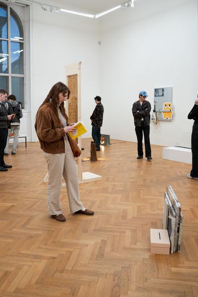 In the Fold of the Sack (Exhibit, Akademie der bildenden Künste, 12.03.2026) Foto: eSeL.at - Sarah Tasha