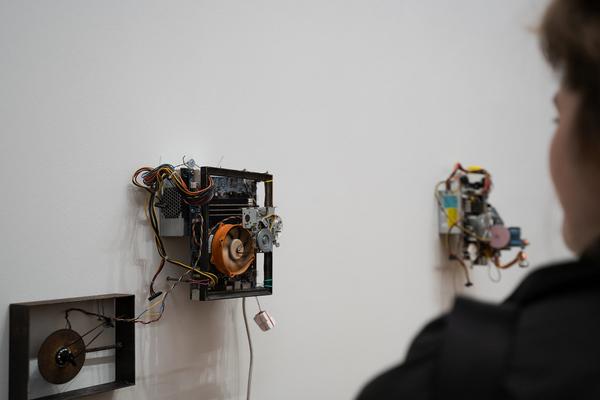 In the Fold of the Sack (Exhibit, Akademie der bildenden Künste, 12.03.2026) Foto: eSeL.at - Sarah Tasha