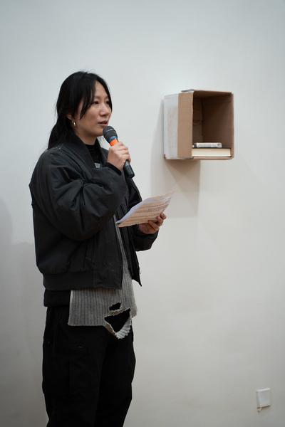 In the Fold of the Sack (Exhibit, Akademie der bildenden Künste, 12.03.2026) Foto: eSeL.at - Sarah Tasha