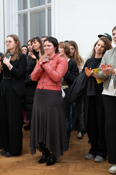 In the Fold of the Sack (Exhibit, Akademie der bildenden Künste, 12.03.2026) Foto: eSeL.at - Sarah Tasha