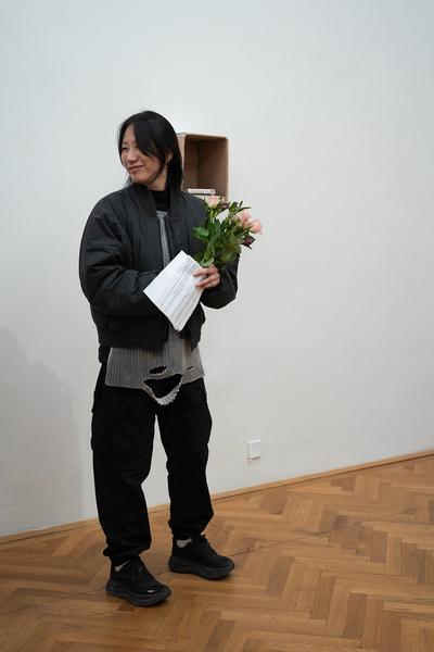 In the Fold of the Sack (Exhibit, Akademie der bildenden Künste, 12.03.2026) Foto: eSeL.at - Sarah Tasha