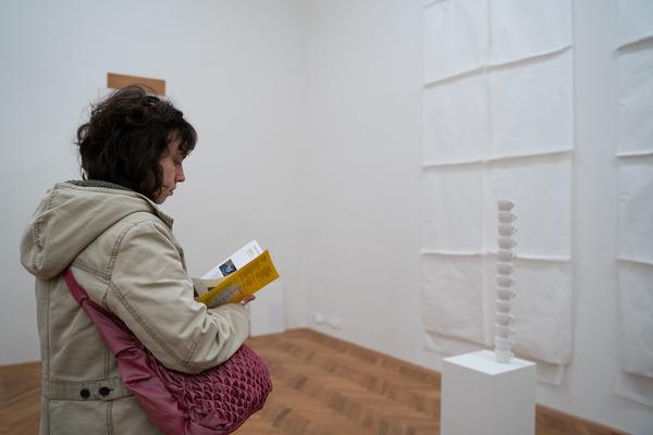 In the Fold of the Sack (Exhibit, Akademie der bildenden Künste, 12.03.2026) Foto: eSeL.at - Sarah Tasha