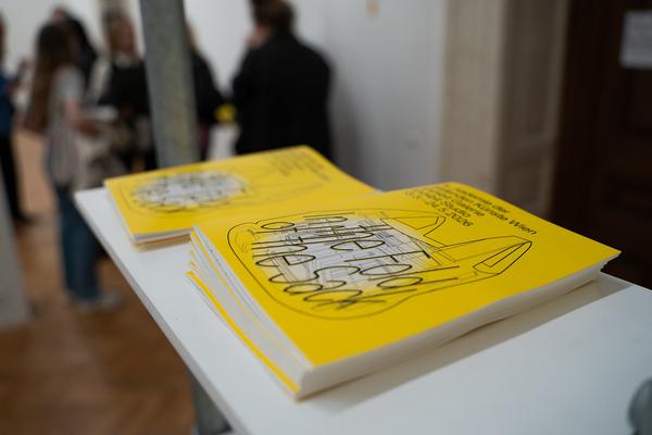 In the Fold of the Sack (Exhibit, Akademie der bildenden Künste, 12.03.2026) Foto: eSeL.at - Sarah Tasha