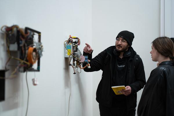 In the Fold of the Sack (Exhibit, Akademie der bildenden Künste, 12.03.2026) Foto: eSeL.at - Sarah Tasha