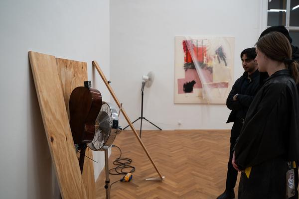 In the Fold of the Sack (Exhibit, Akademie der bildenden Künste, 12.03.2026) Foto: eSeL.at - Sarah Tasha