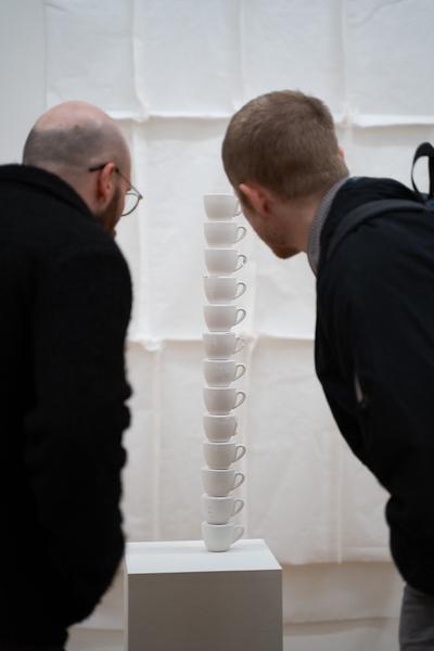 In the Fold of the Sack (Exhibit, Akademie der bildenden Künste, 12.03.2026) Foto: eSeL.at - Sarah Tasha