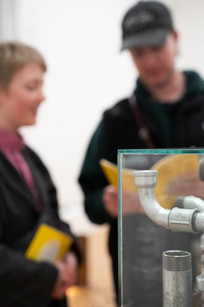 In the Fold of the Sack (Exhibit, Akademie der bildenden Künste, 12.03.2026) Foto: eSeL.at - Sarah Tasha