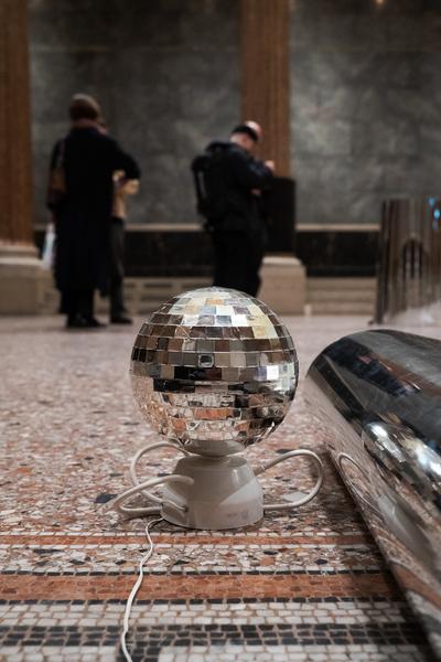 In the Fold of the Sack (Exhibit, Akademie der bildenden Künste, 12.03.2026) Foto: eSeL.at - Sarah Tasha