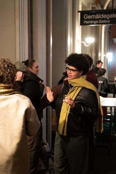 In the Fold of the Sack (Exhibit, Akademie der bildenden Künste, 12.03.2026) Foto: eSeL.at - Sarah Tasha