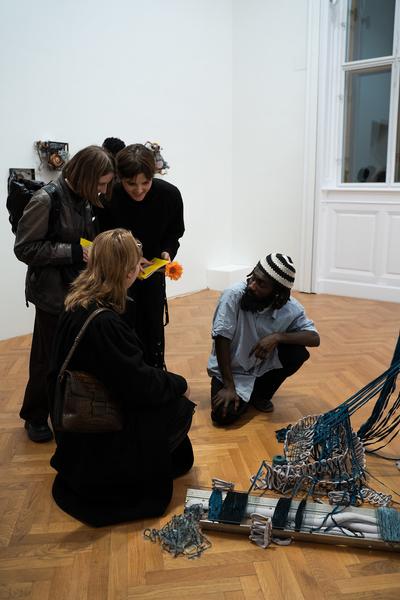 In the Fold of the Sack (Exhibit, Akademie der bildenden Künste, 12.03.2026) Foto: eSeL.at - Sarah Tasha