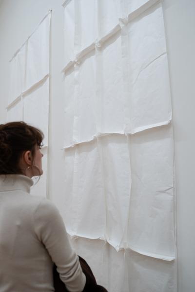 In the Fold of the Sack (Exhibit, Akademie der bildenden Künste, 12.03.2026) Foto: eSeL.at - Sarah Tasha
