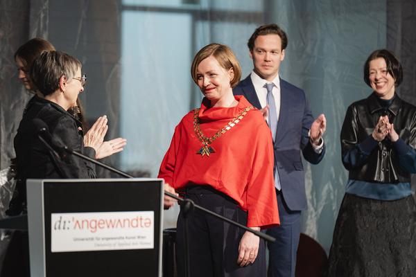 Feierliche Inauguration der Rektorin Ulrike Kuch (Universität für angewandte Kunst, 15.01.2026) Foto: eSeL.at - Robert Puteanu