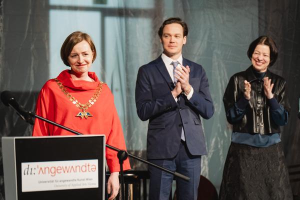 Feierliche Inauguration der Rektorin Ulrike Kuch (Universität für angewandte Kunst, 15.01.2026) Foto: eSeL.at - Robert Puteanu