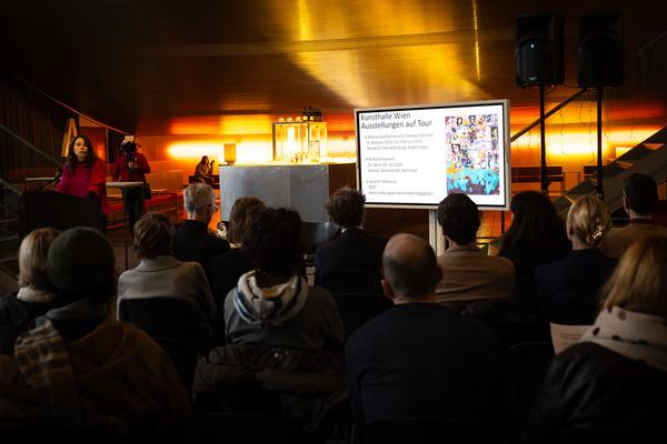 Jahrespressekonferenz 2026 (Kunsthalle Wien, 12.12.2025) Foto: eSeL.at - Lorenz Seidler