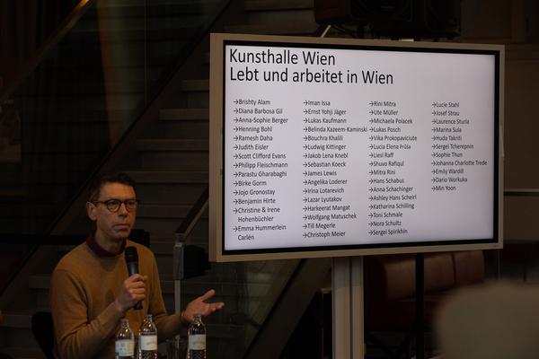 Jahrespressekonferenz 2026 (Kunsthalle Wien, 12.12.2025) Foto: eSeL.at - Lorenz Seidler