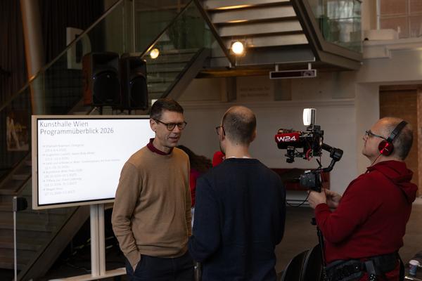 Jahrespressekonferenz 2026 (Kunsthalle Wien, 12.12.2025) Foto: eSeL.at - Lorenz Seidler