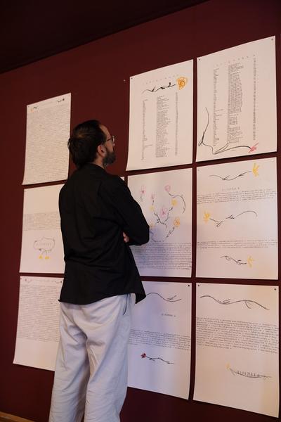 JJJJJerome Ellis "An unfinished calendar that commemorates slaves escaping their enslavers, 1673–1886" (11.9. - 22.11.2026, Secession - Grafisches Kabinett) Foto: eSeL.at - Lorenz Seidler