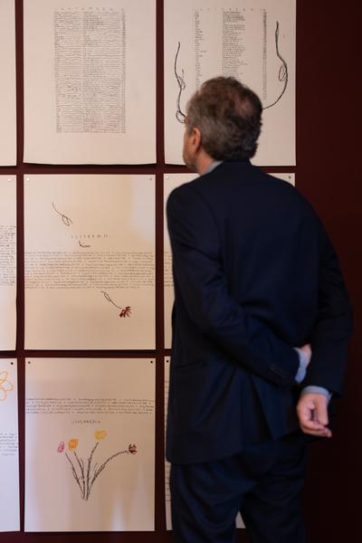JJJJJerome Ellis "An unfinished calendar that commemorates slaves escaping their enslavers, 1673–1886" (11.9. - 22.11.2026, Secession - Grafisches Kabinett) Foto: eSeL.at - Lorenz Seidler