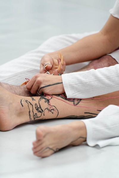 Kata Oelschlägel - Sewn Together (Nitsch Foundation, 13.11.2025) Foto: eSeL.at - Robert Puteanu