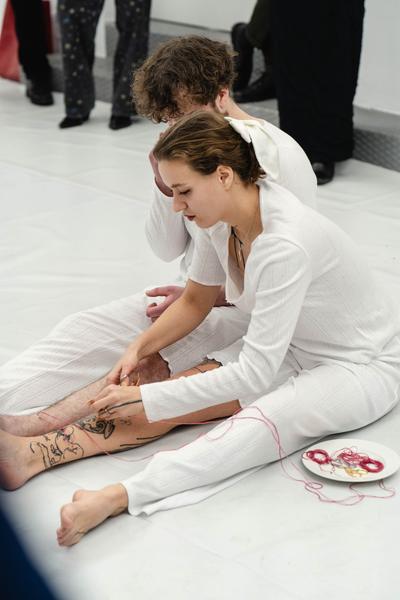 Kata Oelschlägel - Sewn Together (Nitsch Foundation, 13.11.2025) Foto: eSeL.at - Robert Puteanu