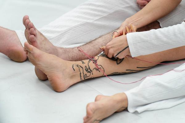 Kata Oelschlägel - Sewn Together (Nitsch Foundation, 13.11.2025) Foto: eSeL.at - Robert Puteanu