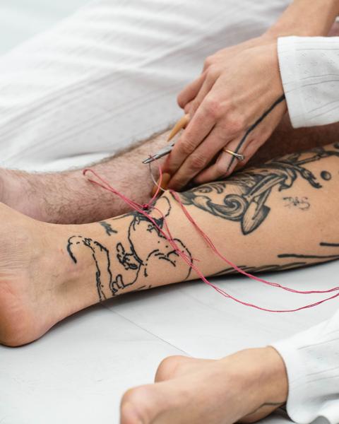 Kata Oelschlägel - Sewn Together (Nitsch Foundation, 13.11.2025) Foto: eSeL.at - Robert Puteanu