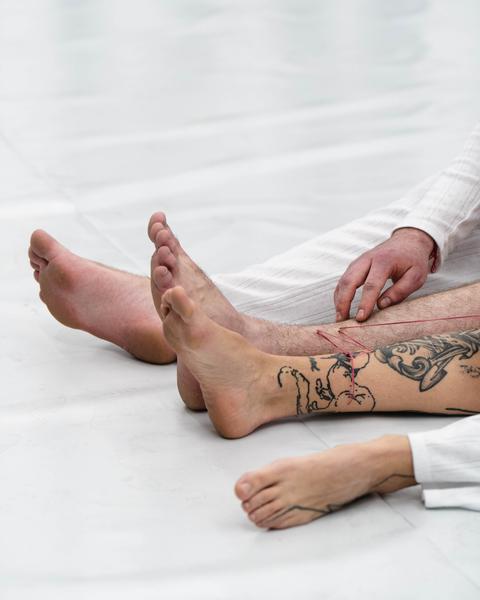 Kata Oelschlägel - Sewn Together (Nitsch Foundation, 13.11.2025) Foto: eSeL.at - Robert Puteanu