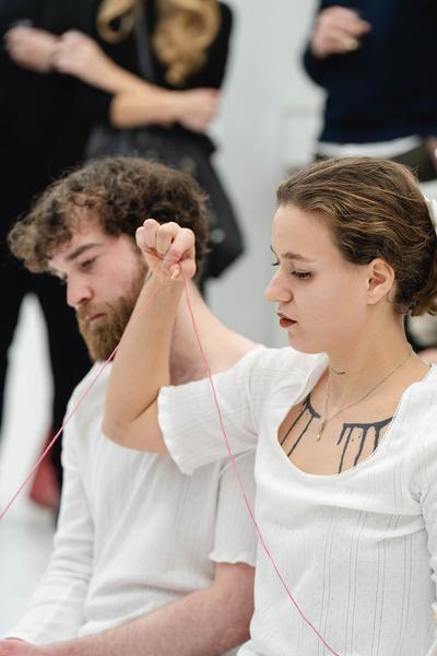 Kata Oelschlägel - Sewn Together (Nitsch Foundation, 13.11.2025) Foto: eSeL.at - Robert Puteanu