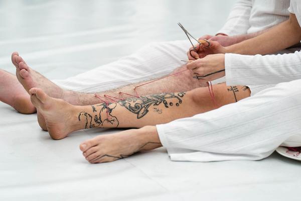 Kata Oelschlägel - Sewn Together (Nitsch Foundation, 13.11.2025) Foto: eSeL.at - Robert Puteanu