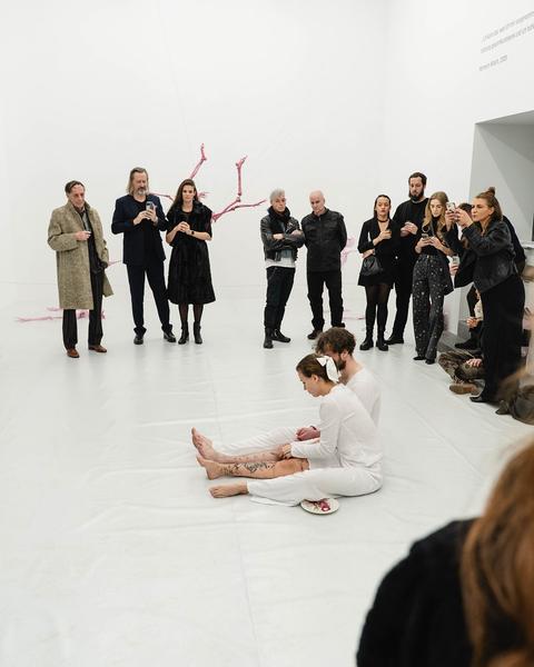 Kata Oelschlägel - Sewn Together (Nitsch Foundation, 13.11.2025) Foto: eSeL.at - Robert Puteanu