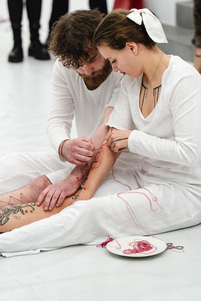Kata Oelschlägel - Sewn Together (Nitsch Foundation, 13.11.2025) Foto: eSeL.at - Robert Puteanu