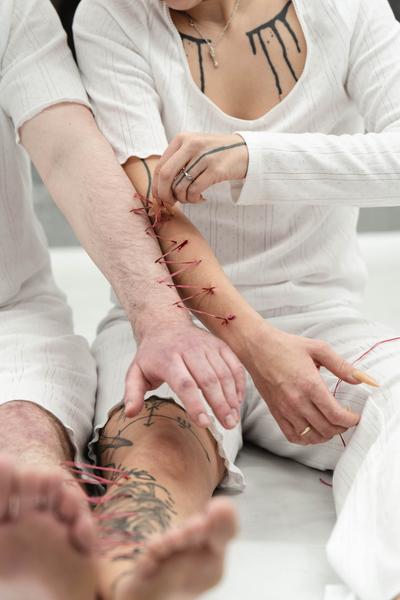 Kata Oelschlägel - Sewn Together (Nitsch Foundation, 13.11.2025) Foto: eSeL.at - Robert Puteanu