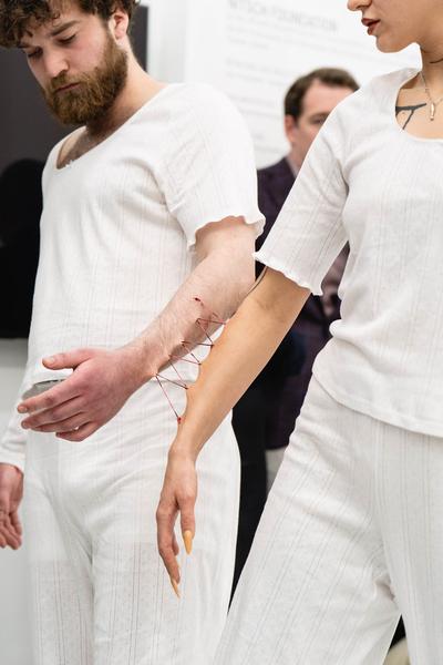 Kata Oelschlägel - Sewn Together (Nitsch Foundation, 13.11.2025) Foto: eSeL.at - Robert Puteanu